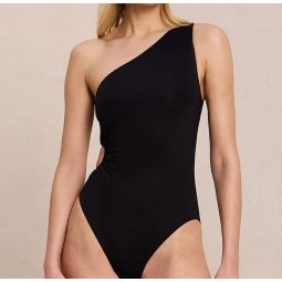A.L.C. Womens Delfina Swimsuit, Black