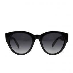 Alexander McQueen Unisex Spike Detail Black Acetate Sunglasses