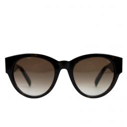 Alexander McQueen Unisex Spikes Havana Plastic Square Acetate Sunglasses