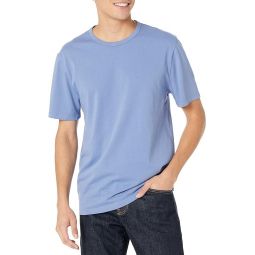 Vince Mens Garment Dye Short Sleeve Crew Neck T-Shirt, Washed Lake View