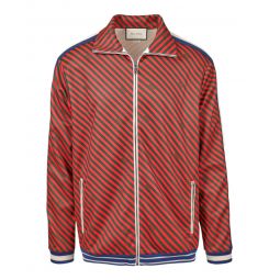 Gucci Mens Diagonal Stripe Track Jacket