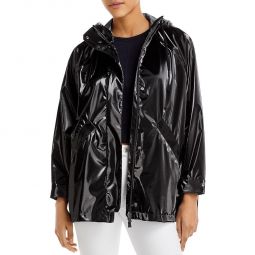 Womens Waterproof Hooded Windbreaker Jacket