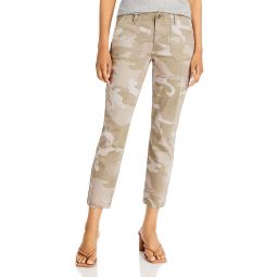 Mayslie Womens Camouflage Casual Ankle Jeans