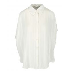 Stella McCartney Womens Button-Up Collared Blouse