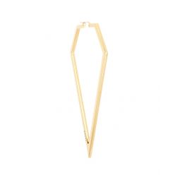 Gucci Triangle-Shaped Logo-Engraved Earring