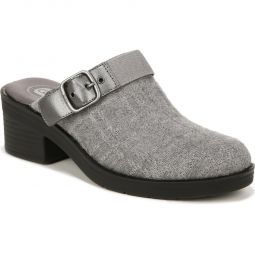 Open Book Womens Buckle Round Toe Clogs