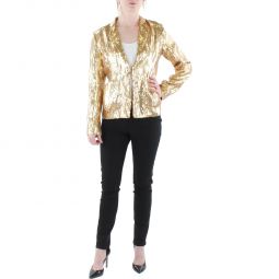Womens Sequined Dressy Suit Jacket