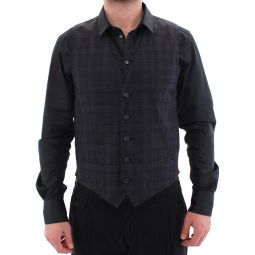 Dolce & Gabbana Checkered Formal Vest