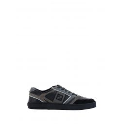 Fendi Elevate Your Steps with Sleek Monochrome Mens Sneakers