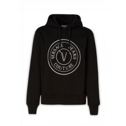 Versace Jeans Logo Details Hooded Sweatshirt