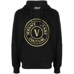 Versace Jeans Cotton Logo Details Sweatshirt