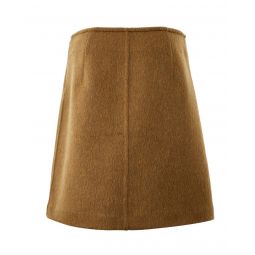 Bottega Veneta Coconut Wool Mohair Skirt