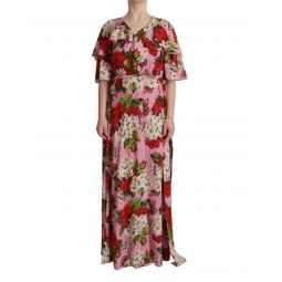 Dolce & Gabbana Floral Silk Maxi Dress