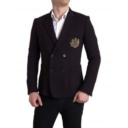 Dolce & Gabbana Logo Embroidery Double Breasted Blazer