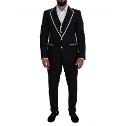 Dolce & Gabbana Gorgeous and White Slim Fit Suit