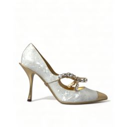 Dolce & Gabbana Crystal Pearl High Heel Pumps