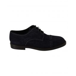 Dolce & Gabbana Gorgeous Suede Studded Derby Shoes