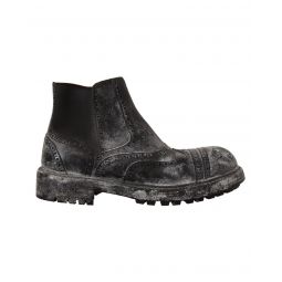 Dolce & Gabbana High-Quality Leather Ankle Boots