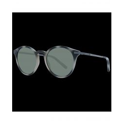 Ted Baker Round Grey Sunglasses with Mirrored Lenses