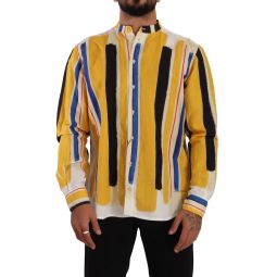 Dolce & Gabbana Striped Henley Shirt