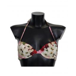 Dolce & Gabbana Floral Print Bikini Top