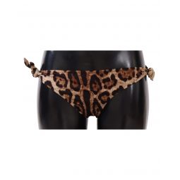 Dolce & Gabbana Leopard Print Bikini Bottom