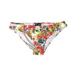 Dolce & Gabbana Floral Print Bikini Bottom Swimwear