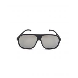 Hugo Boss Matte Black Pink Acetate Sunglasses