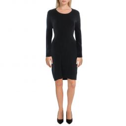Womens Cut-Out Back Above Knee Sweaterdress