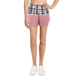 Womens Colorblock Cotton Casual Shorts
