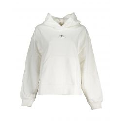 Calvin Klein Cotton Brushed Hooded Sweater with Central Pocket