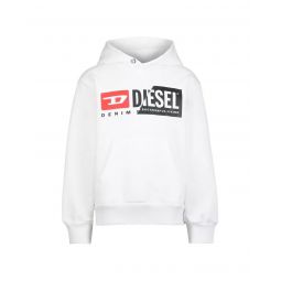 Diesel Cotton Hoodie with Brand Design