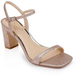 Rayla Womens Glitter Dressy Slingback Sandals