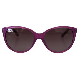 Dolce & Gabbana Stylish Round Acetate Frame Sunglasses with Gray Lens