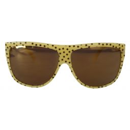 Dolce & Gabbana Acetate Square Shades Sunglasses with Stars Pattern