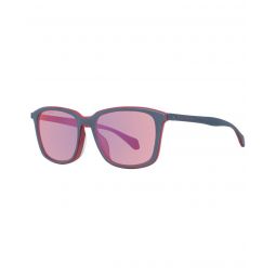 Hugo Boss Mirrored Trapezium Sunglasses with Frames