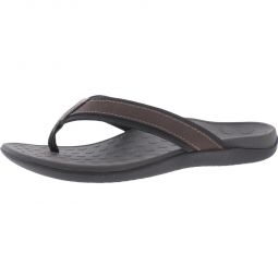 TIDE Womens Nubuck Thong Slide Sandals