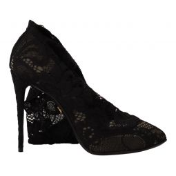 Dolce & Gabbana Elegant Stretch Sock Boots in Sleek Womens Black