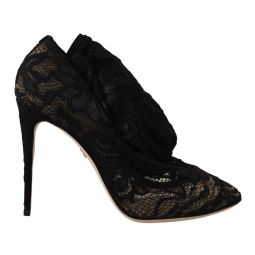 Dolce & Gabbana Elegant Stretch Sock Boots in Womens Black