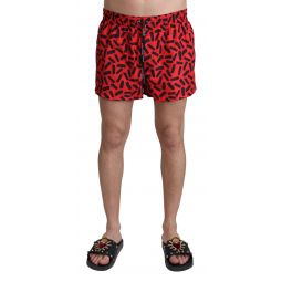 Dolce & Gabbana Patterned Beachwear Swim Shorts