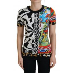 Dolce & Gabbana Multicolor Printed Women Exclusive Shirt Womens Top