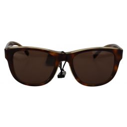 Dolce & Gabbana Chic Unisex Brown Acetate Womens Sunglasses