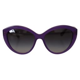Dolce & Gabbana Chic Purple Cat-Eye Designer Womens Sunglasses