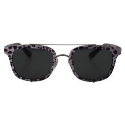 Dolce & Gabbana Chic Purple Lens Metal Frame Womens Sunglasses