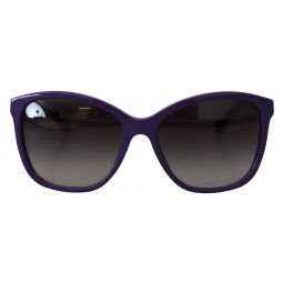 Dolce & Gabbana Elegant Violet Round Sunglasses for Womens Women