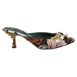 Dolce & Gabbana Multicolor Flat Luxury Womens Sandals