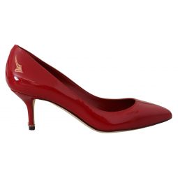 Dolce & Gabbana Exquisite Red Patent Leather Womens Pumps