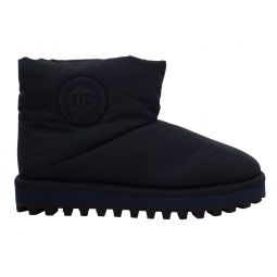Dolce & Gabbana Elegant Ankle Height Blue Boots for Sophisticated Mens Style