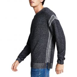Mens Oversized Pullover Crewneck Sweater