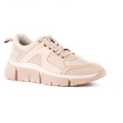 Ill Be There Womens Lace-Up Shearling Casual and Fashion Sneakers